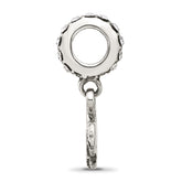 Sterling Silver Reflections Crystal Horse Dangle Bead